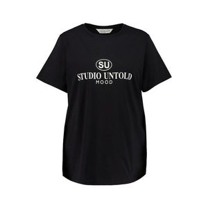 Studio Untold Tricou negru / alb imagine
