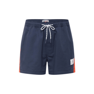 Tommy Jeans Shorts bleumarin / portocaliu închis / alb imagine