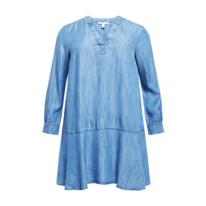 Esprit Curves Rochie tip bluză albastru denim imagine