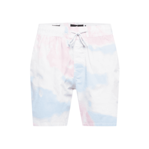HOLLISTER Pantaloni alb / azur / roz pastel imagine