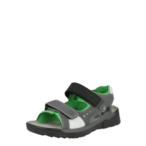 RICOSTA Sandale 'ROAD' gri / negru / alb / verde deschis imagine