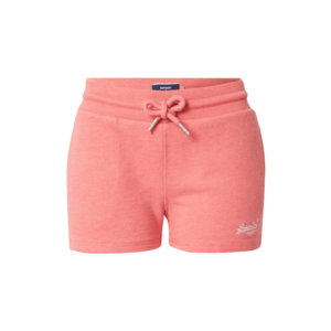 Superdry Pantaloni roz / alb imagine