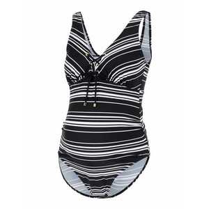 MAMALICIOUS Costum de baie întreg 'Ava' negru / alb imagine