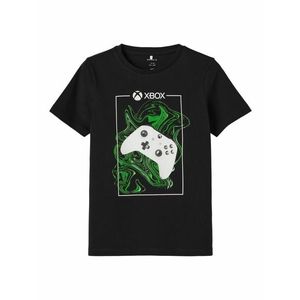 NAME IT Tricou 'Xbox' negru / verde / alb imagine