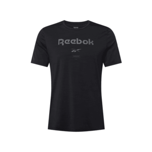 Reebok Sport Tricou funcțional negru / gri imagine