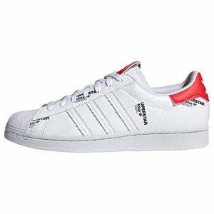 ADIDAS ORIGINALS Sneaker low 'Superstar' alb / roșu imagine