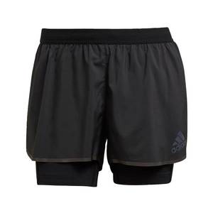 ADIDAS PERFORMANCE Pantaloni sport 'Adizero' negru / gri fumuriu imagine