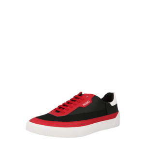HUGO Sneaker low 'Zero' alb / roșu / negru imagine