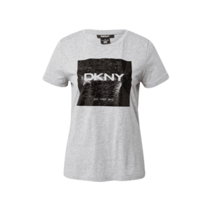 DKNY Tricou gri amestecat / negru imagine