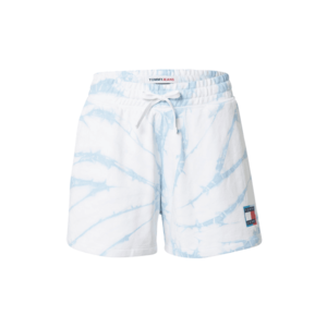 Tommy Jeans Pantaloni alb / albastru deschis / bleumarin / roșu imagine