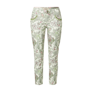 MOS MOSH Pantaloni 'Naomi' verde / alb / roz imagine
