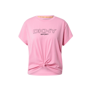 DKNY Performance Tricou funcțional roz deschis / negru imagine