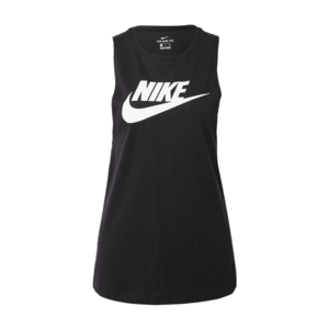 Nike Sportswear Top negru / alb imagine