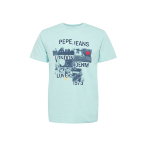 Pepe Jeans Tricou 'MILES' albastru deschis / bleumarin / roșu rodie / galben pastel imagine