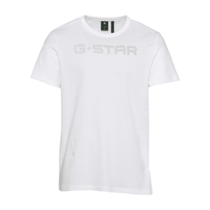 G-Star RAW Tricou alb / maro imagine