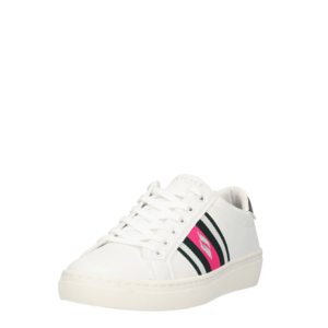 SKECHERS Sneaker low alb / verde închis / roz imagine