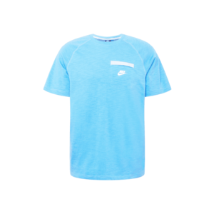 Nike Sportswear Tricou albastru deschis / alb imagine