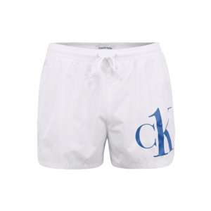 Calvin Klein Swimwear Șorturi de baie alb / albastru imagine