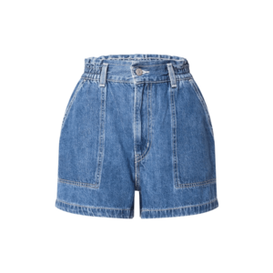 LEVI'S Jeans 'HIGH WAIST A LINE SHORT' albastru denim imagine