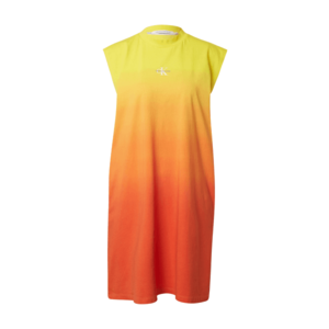 Calvin Klein Jeans Rochie galben / portocaliu / portocaliu închis imagine