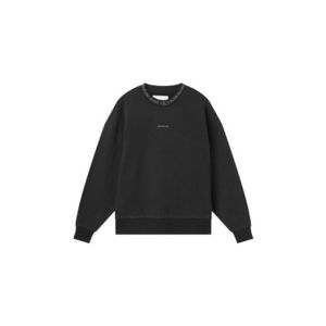 Calvin Klein Jeans Bluză de molton negru / gri închis imagine