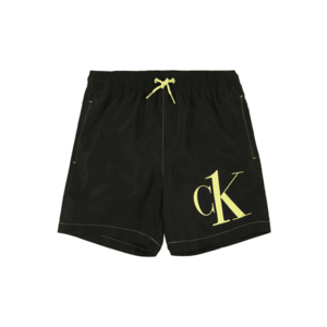 Calvin Klein Swimwear Șorturi de baie negru / galben neon imagine