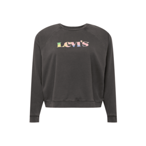 Levi's® Plus Bluză de molton negru / roz / verde deschis / albastru imagine