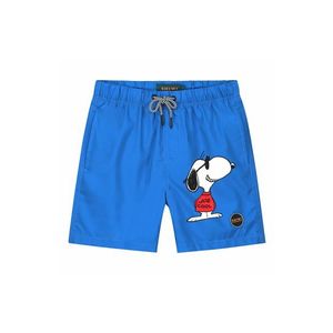 Shiwi Șorturi de baie 'Snoopy Grin Grin Joe' azuriu / alb / negru / galben auriu / roșu imagine