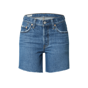 LEVI'S Jeans '501® ROLLED SHORT DARK INDIGO - WORN IN' albastru denim imagine