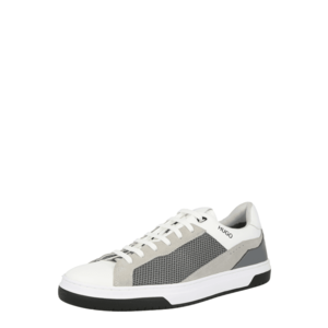 HUGO Sneaker low alb murdar / gri deschis / gri argintiu imagine