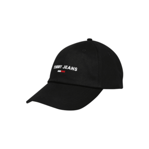 Tommy Jeans Șapcă negru / alb / roșu imagine