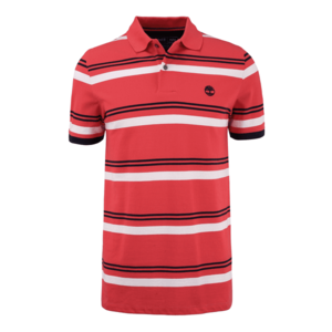 TIMBERLAND Tricou roșu / negru / alb imagine