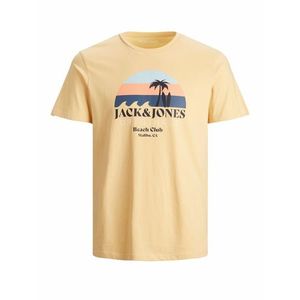 Jack & Jones Junior Tricou 'Cabana' galben deschis / albastru deschis / albastru marin / corai / negru imagine