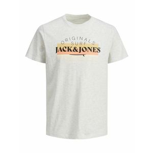 Jack & Jones Junior Tricou 'Cabana' alb / corai / portocaliu / negru imagine