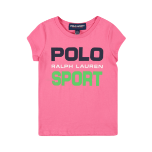 Polo Ralph Lauren T-Shirt roz deschis / negru / alb / verde imagine