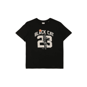 Jack & Jones Junior Tricou 'LEGENDS' negru / alb / gri / portocaliu imagine