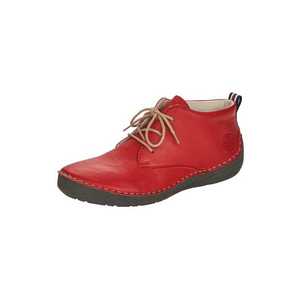 RIEKER Pantofi cu șireturi roșu / bej imagine