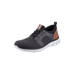 RIEKER Sneaker low negru / maro coniac / gri închis imagine