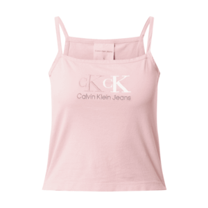 Calvin Klein Jeans Top '90s STRAIGHT NECK CROP TANK TOP' roz imagine
