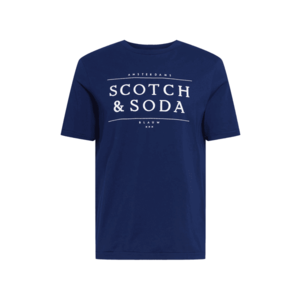 SCOTCH & SODA Tricou bleumarin / alb imagine