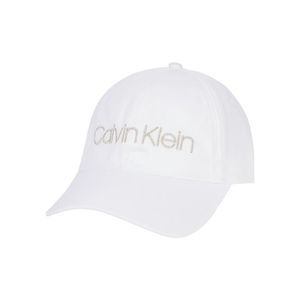 Calvin Klein Șapcă alb / argintiu imagine