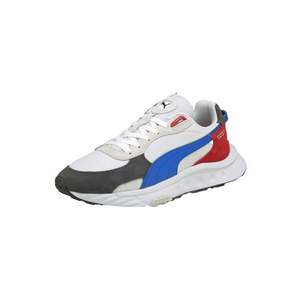 PUMA Sneaker low 'Wild Rider' negru / roșu / albastru / alb imagine