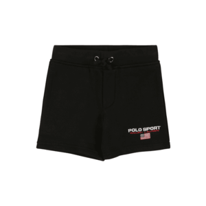 Polo Ralph Lauren Shorts negru / alb / roșu imagine