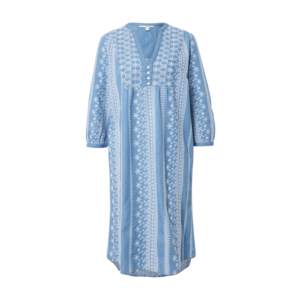 ESPRIT Rochie tip bluză albastru deschis / alb imagine