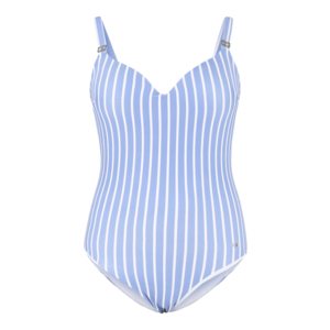 Tommy Hilfiger Underwear Costum de baie întreg albastru deschis / alb imagine