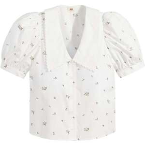 LEVI'S Bluză alb / verde / roz imagine
