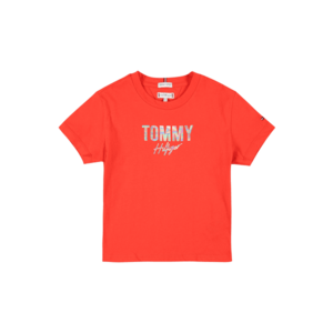 TOMMY HILFIGER Tricou roșu deschis / argintiu imagine