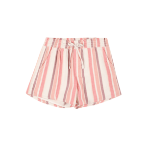 Abercrombie & Fitch Pantaloni alb / roz / rosé imagine