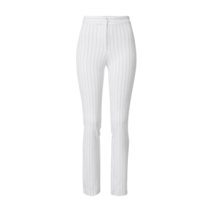 WEEKDAY Pantaloni 'Alecia' alb / negru imagine