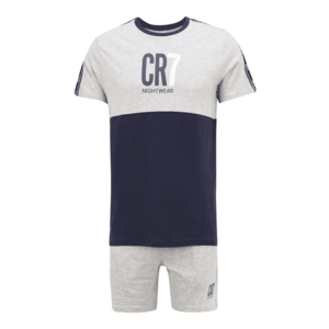 CR7 - Cristiano Ronaldo Pijama scurtă gri / albastru închis imagine